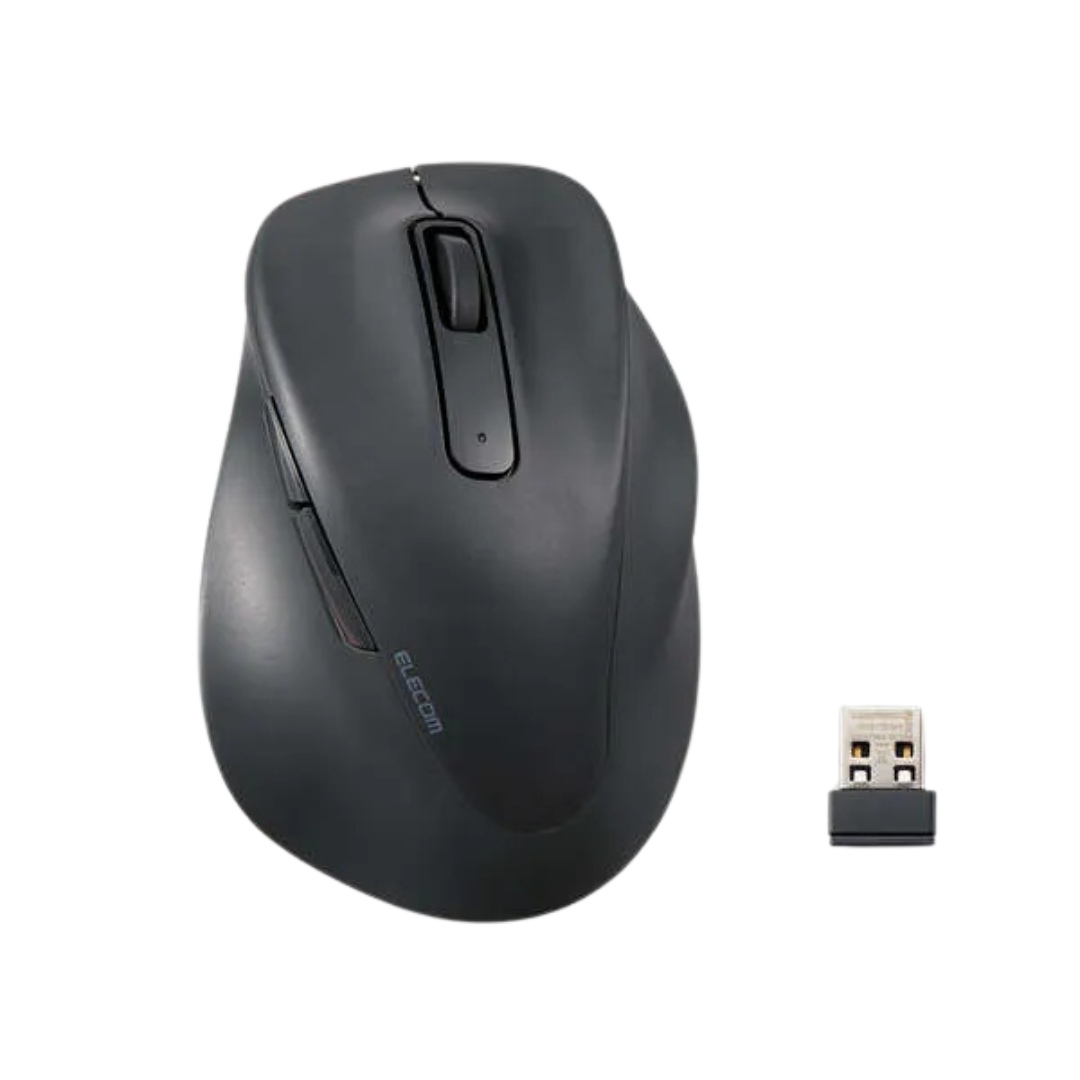【新品】ELECOM ワイヤレスマウス EX-G 無線2.4GHz 静音 Sサイズ 5ボタン 「AskDoctors評価サービス」認証 抗菌 ブラック