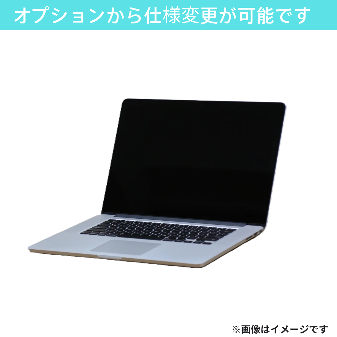 【Aランク】 MacBook Pro (Retina, 15-inch, Mid 2015) Core i7 4770HQ/16GB/ｽﾄﾚｰｼﾞ無 -/15.4/なし